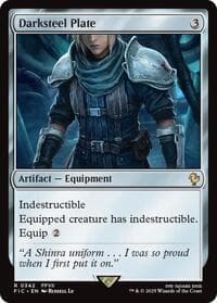 Darksteel Plate - Commander: FINAL FANTASY - Magic: The Gathering card