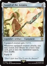 Sword of the Animist - Commander: FINAL FANTASY - Magic: The Gathering card