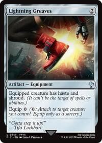 Lightning Greaves - Commander: FINAL FANTASY - Magic: The Gathering card