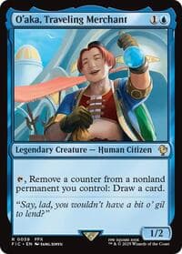O'aka, Traveling Merchant - Commander: FINAL FANTASY - Magic: The Gathering card
