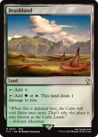 Brushland - Commander: FINAL FANTASY - Magic: The Gathering card