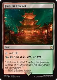 Fire-Lit Thicket - Commander: FINAL FANTASY - Magic: The Gathering card