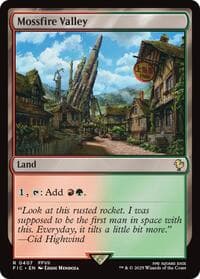Mossfire Valley - Commander: FINAL FANTASY - Magic: The Gathering card