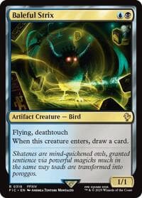 Baleful Strix - Commander: FINAL FANTASY - Magic: The Gathering card