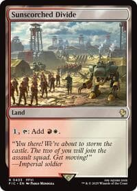 Sunscorched Divide - Commander: FINAL FANTASY - Magic: The Gathering card