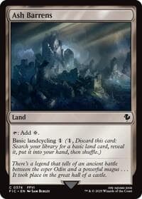 Ash Barrens - Commander: FINAL FANTASY - Magic: The Gathering card