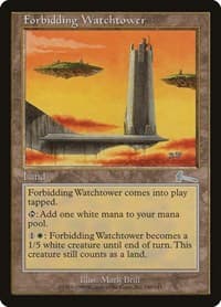 Forbidding Watchtower - Urza's Legacy - Magic: The Gathering card