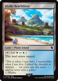 Idyllic Beachfront - Commander: FINAL FANTASY - Magic: The Gathering card
