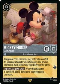 Mickey Mouse - Giant Mouse - Reign of Jafar - Disney Lorcana card
