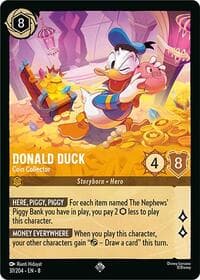 Donald Duck - Coin Collector - Reign of Jafar - Disney Lorcana card