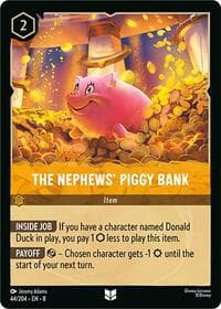 The Nephews' Piggy Bank - Reign of Jafar - Disney Lorcana card