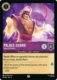 Palace Guard - Spectral Sentry - Reign of Jafar - Disney Lorcana card
