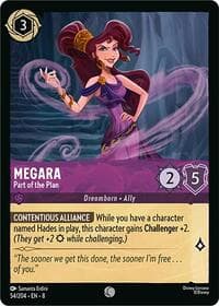 Megara - Part of the Plan - Reign of Jafar - Disney Lorcana card