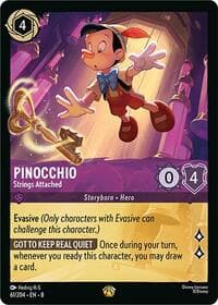 Pinocchio - Strings Attached - Reign of Jafar - Disney Lorcana card