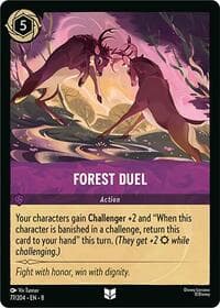 Forest Duel - Reign of Jafar - Disney Lorcana card