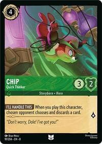 Chip - Quick Thinker - Reign of Jafar - Disney Lorcana card