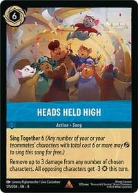 Heads Held High - Reign of Jafar - Disney Lorcana card