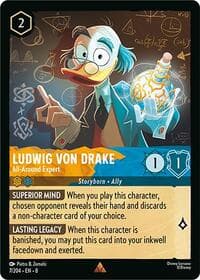 Ludwig Von Drake - All-Around Expert - Reign of Jafar - Disney Lorcana card