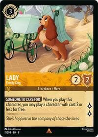 Lady - Family Dog - Reign of Jafar - Disney Lorcana card
