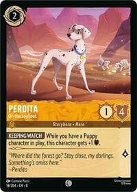 Perdita - On the Lookout - Reign of Jafar - Disney Lorcana card