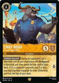 Chief Bogo- Commanding Officer - Reign of Jafar - Disney Lorcana card