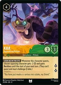Kaa - Hypnotizing Python - Reign of Jafar - Disney Lorcana card
