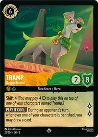 Tramp - Dapper Rascal - Reign of Jafar - Disney Lorcana card