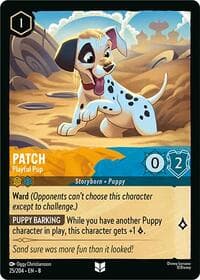Patch - Playful Pup - Reign of Jafar - Disney Lorcana card