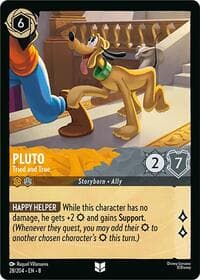 Pluto - Tried and True - Reign of Jafar - Disney Lorcana card