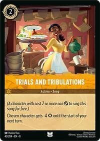 Trials and Tribulations - Reign of Jafar - Disney Lorcana card