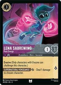 Lena Sabrewing - Pure Energy - Reign of Jafar - Disney Lorcana card