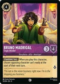 Bruno Madrigal - Single-Minded - Reign of Jafar - Disney Lorcana card