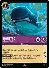 Monstro - Infamous Whale - Reign of Jafar - Disney Lorcana card