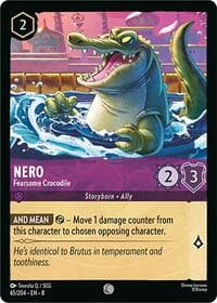 Nero - Fearsome Crocodile - Reign of Jafar - Disney Lorcana card