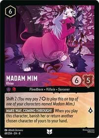 Madam Mim - Rhino - Reign of Jafar - Disney Lorcana card