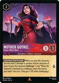 Mother Gothel - Knows What's Best - Reign of Jafar - Disney Lorcana card