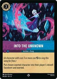 Into the Unknown - Reign of Jafar - Disney Lorcana card