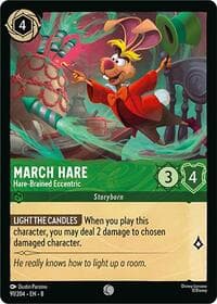 March Hare - Hare-Brained Eccentric - Reign of Jafar - Disney Lorcana card