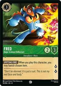 Fred - Major Science Enthusiast - Reign of Jafar - Disney Lorcana card