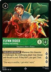 Flynn Rider - Breaking and Entering - Reign of Jafar - Disney Lorcana card