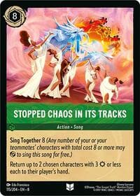 Stopped Chaos in Its tracks - Reign of Jafar - Disney Lorcana card
