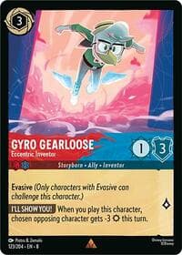 Gyro Gearloose - Eccentric Inventor - Reign of Jafar - Disney Lorcana card