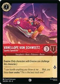 Vanellope Von Schweetz - Spunky Speedster - Reign of Jafar - Disney Lorcana card
