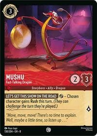 Mushu - Fast-Talking Dragon - Reign of Jafar - Disney Lorcana card