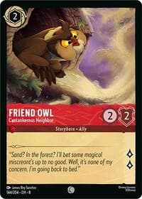 Friend Owl - Cantankerous Neighbor - Reign of Jafar - Disney Lorcana card