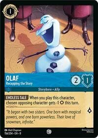 Olaf - Recapping the Story - Reign of Jafar - Disney Lorcana card
