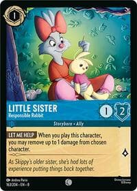 Little Sister - Responsible Rabbit - Reign of Jafar - Disney Lorcana card