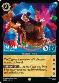 Ratigan - Greedy Genius - Reign of Jafar - Disney Lorcana card