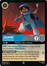 Jasmine - Steady Strategist - Reign of Jafar - Disney Lorcana card