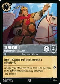 General Li - Head of the Imperial Army - Reign of Jafar - Disney Lorcana card